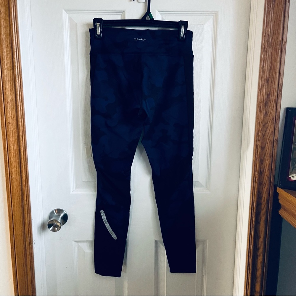 Calvin Klein Blue Camouflage Leggings